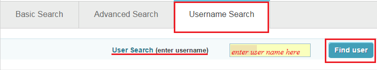 Plenty of Fish search by Username last step